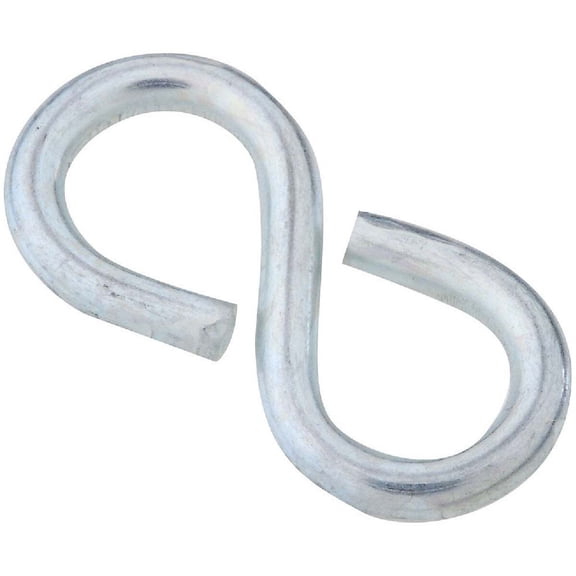 National Hardware 1-1/4 In. Zinc Light Closed S Hook (5-Count) N121-350