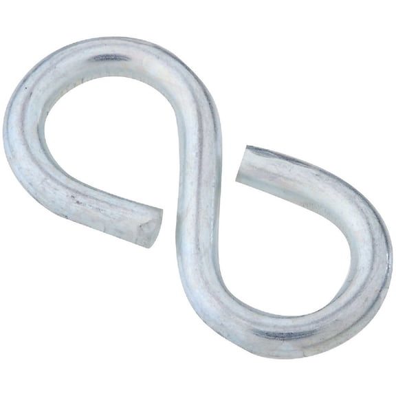 National Hardware N121-350 V2072 Closed S Hooks in Zinc plated, 5 pack