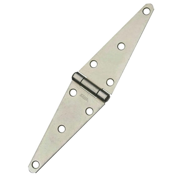 National Hardware N128-330 6" Galvanized Heavy Strap Hinges 2 Pack
