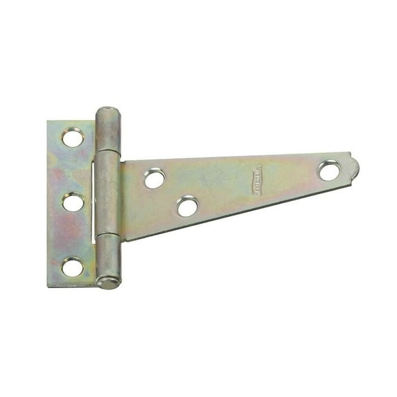 National Hardware N128-512 8 pack V284 3-Inch Zinc Plated Light T Hinge
