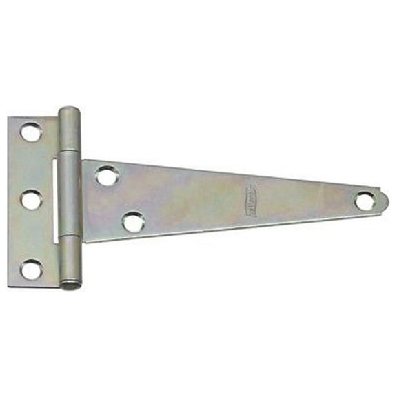 National Hardware N128-702 Gate T-Hinge, Light Duty, Zinc, 6 In. 2-Pk. - Quantity 5