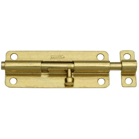 National Hardware N151-761 Barrel Bolt Steel Brass