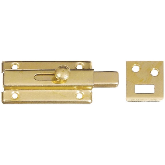 National Hardware N152-850 V860 Slide Bolt in Brass