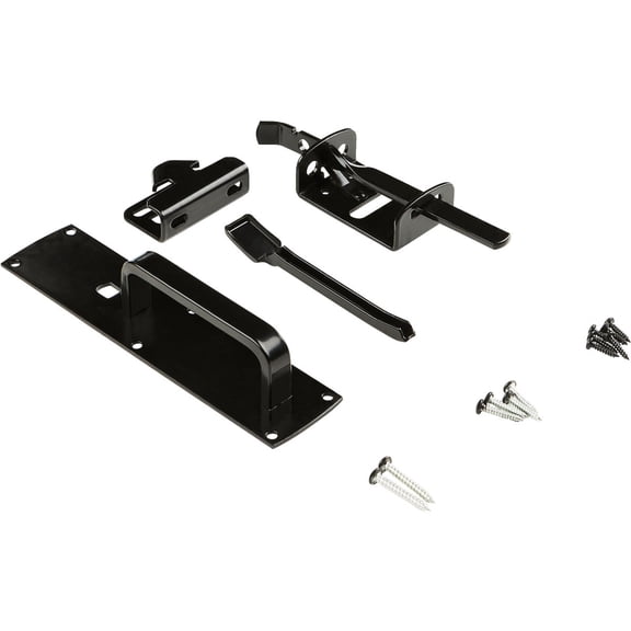 National Hardware N166-035 6 in Industrial T Gate Hinges 2-Pack 48 lbs Capacity per Hinge with Weatherguard Protection Black Finish for Outdoor Fence Gate Hardware
