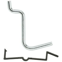 National Hardware N180-004 Peg Hook, 1 in, 1/8, 1/4 in Opening, Steel, Zinc