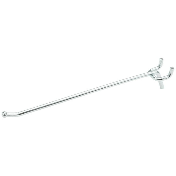 National Hardware N180-014 Peg Hook, 8 in, 1/4 in Opening, Steel, Zinc