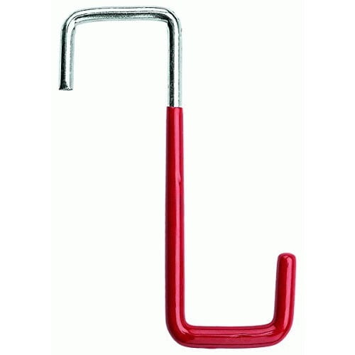 National Hardware 6 in. L Vinyl Coated Red Steel Medium Ladder Hook 15 lb. cap. 1 pk National Hardware 6 in. L Vinyl Coated Red Steel Medium Ladder Hook 15 lb. cap. 1 pk