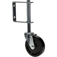 National Hardware Zinc Plated Gate Caster with Rubber Wheel