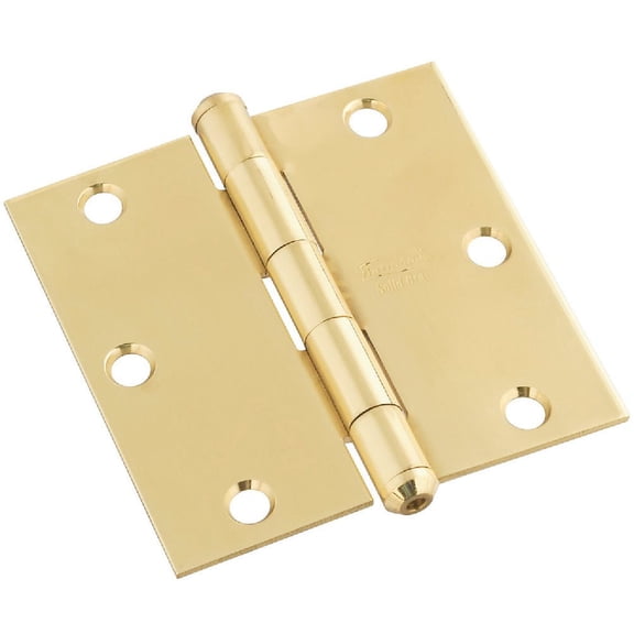 National Hardware N195-685 V513 Door Hinge in Solid Brass