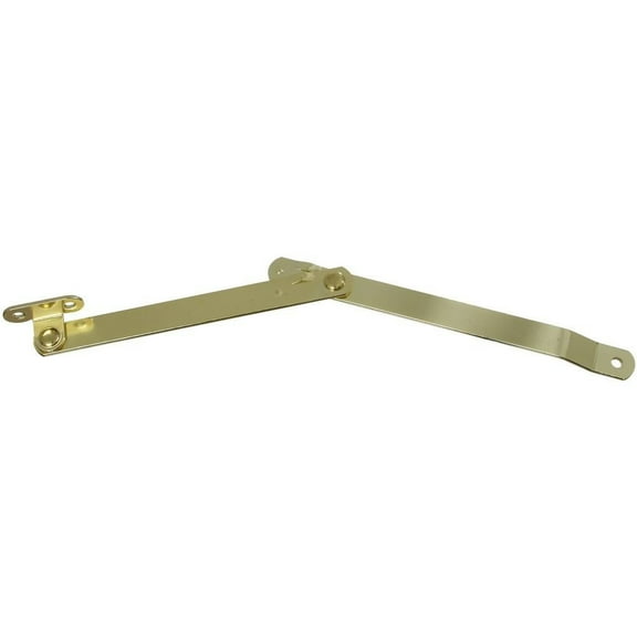 National Hardware N208-611 V1890L Folding Support in Brass