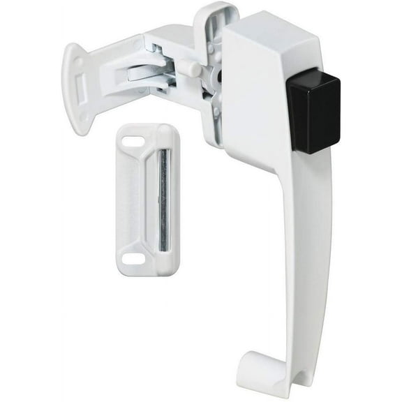 National Hardware N213-074 V1316 Pushbutton Latches in White , 1-3/4"