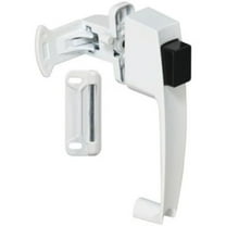 National Hardware N213-074 V1316 Series Pushbutton Latch, Zinc, 5/8 to 2 in Thick Door White