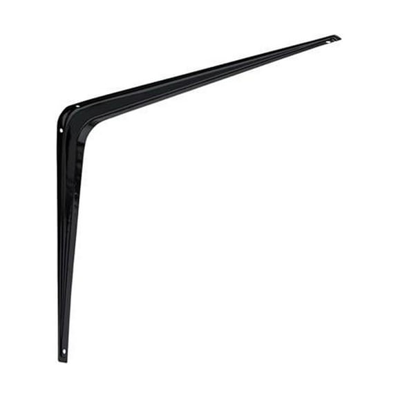 National Hardware N218-981 Shelf Bracket, Black, 12 x 14 In. - Quantity 20