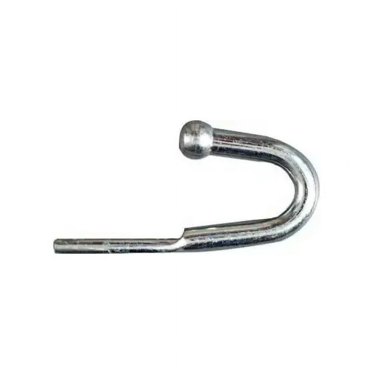 National Hardware N220-533 Rounded End Tarp Rope Hook 3-3/4 Inch Zinc  Plated Steel, Each