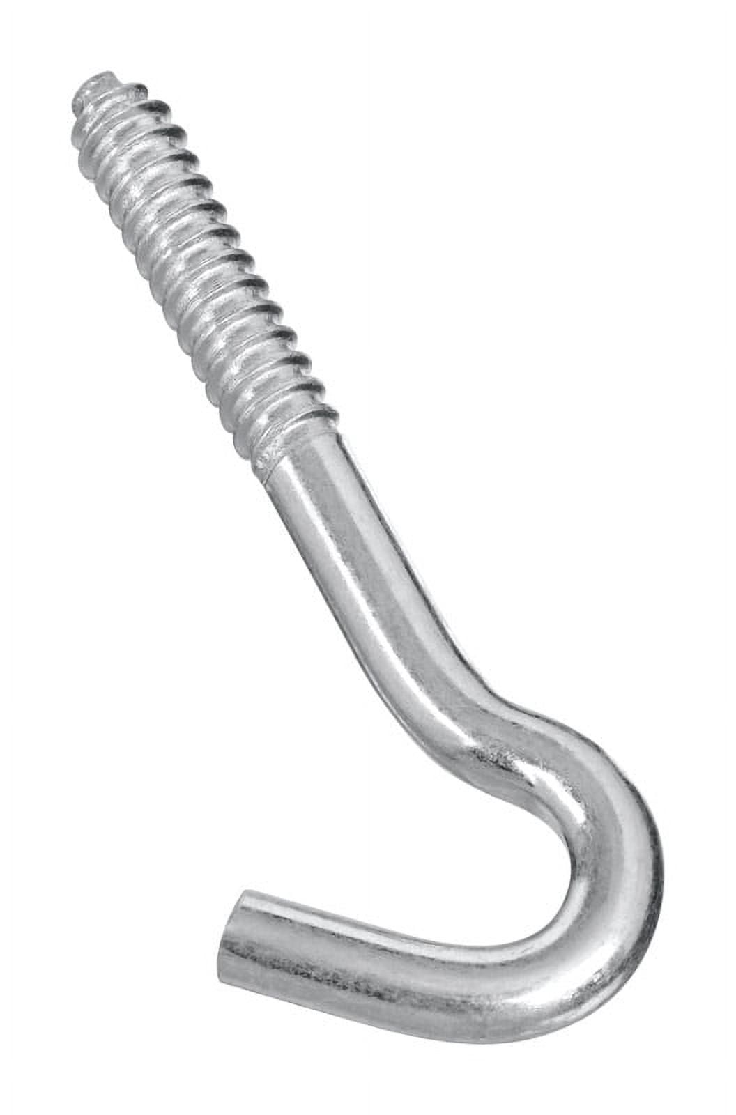 National Hardware N220-830 Heavy-Duty Screw Hook, 3/8" x 4-1/2", Zinc Plated, Each