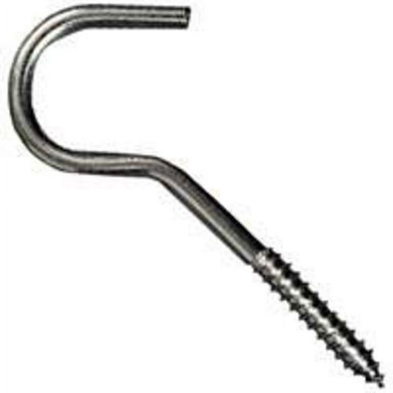 National Hardware N220822 2153BC 3/8 x 4-7/8 Screw Hook Stainless Steel  Finish
