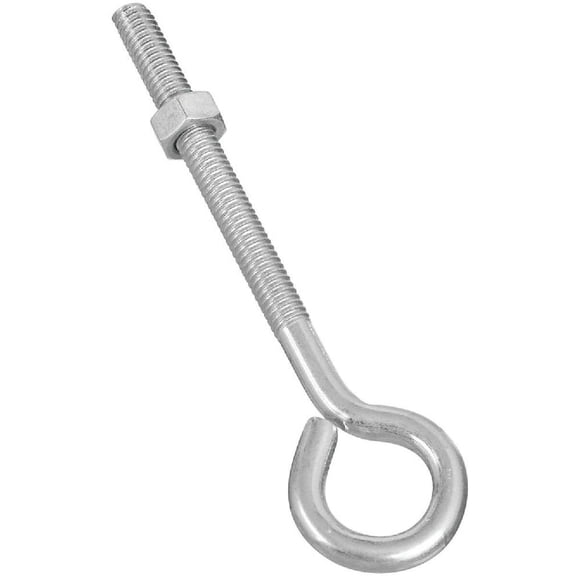 National Hardware Eye Bolt 2160BC - Zinc Plated Steel, Includes Nut - 5/16 x 5 In.