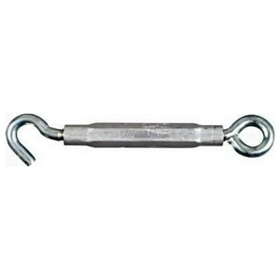 National Hardware N221-978 Turnbuckle, Hook & Eye, Stainless Steel, 3/8 x 10-1/2 In. - Quantity 5