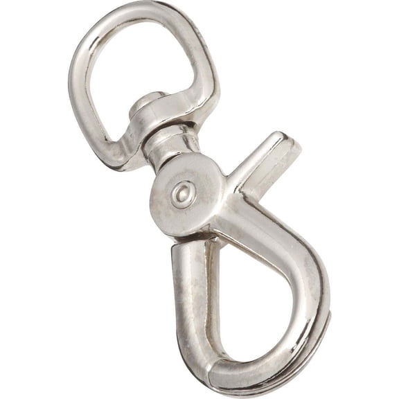 National Hardware 3/4 In. x 3-5/8 In. Nickel Trigger Snap N222-711