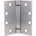 thumbnail image 1 of National Hardware Spring Hinge Brass Finish - Steel Door Hinge - 4.50" x 4.50", Silver, 1 of 1