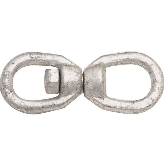 National Hardware N241-083 Swivel Open Round Eye Connecting Link, Forged, 5/16 In. - Quantity 1