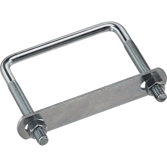 National Hardware N244-996 2192BC Lumber Size Square U Bolt in Zinc Plated,3/8" x 3-5/8" x 4"