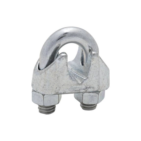 CLAMP CABLE ZINC PLATED 3/8IN