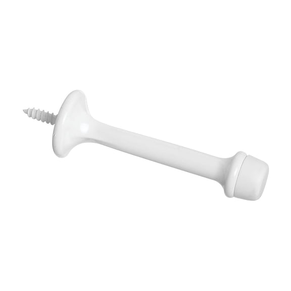 National Hardware N248-419 Rigid Door Stop in White, 3", 2