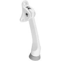 National Hardware N248-435 V238 Kickdown Door Stop in White