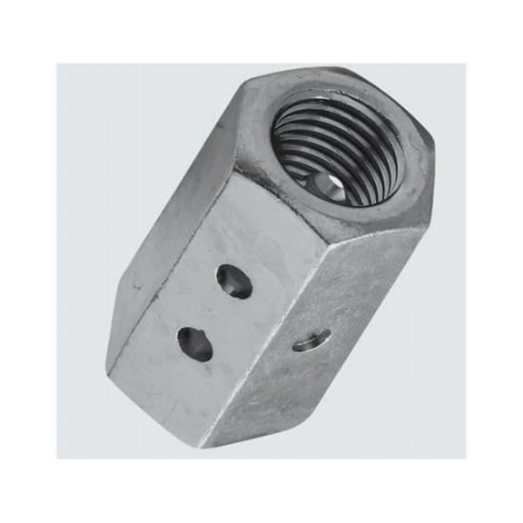 National Hardware N261-420 Zinc Rod Coupler, 1 In. - Quantity 5