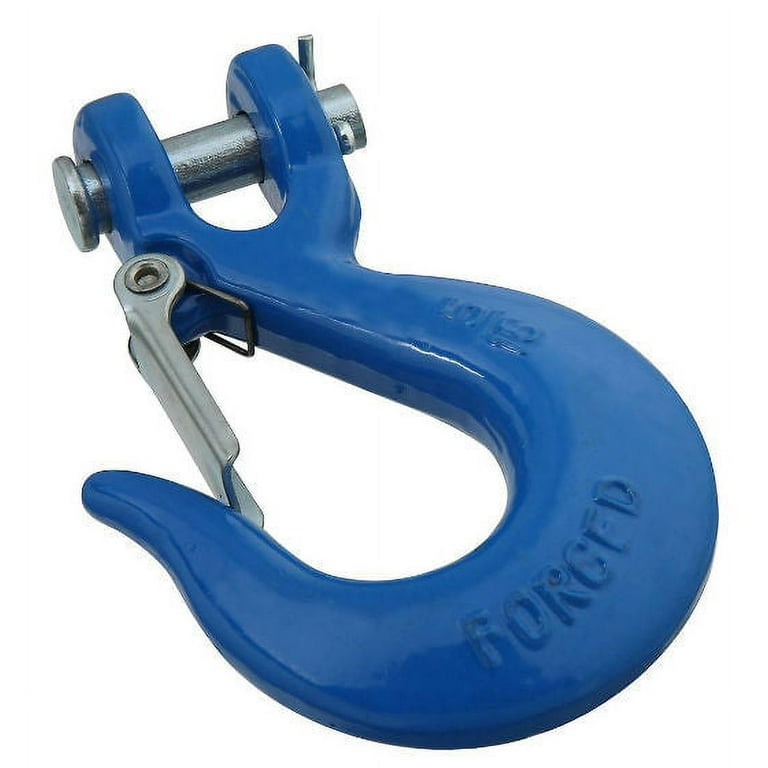 National Hardware N265-488 Clevis Slip Hook with Latch, 5/16, Blue, Each