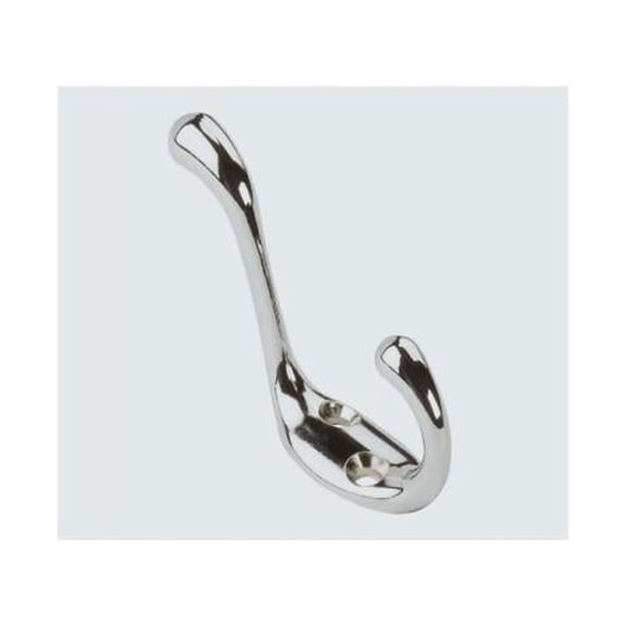 National Hardware N273-516 Heavy Duty Coat & Hat Hook, Chrome - Quantity 5