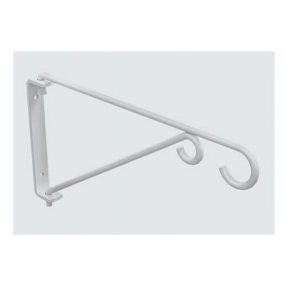 National Hardware N274-779 Swivel Plant Bracket, White, 9 In. - Quantity 3