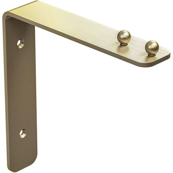 National Hardware N275-504 Square Plant Hanger, 7", Brushed Gold
