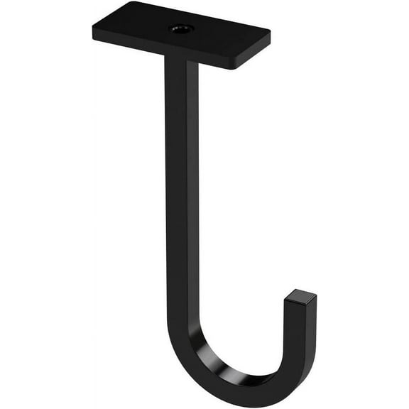 National Hardware N275-510 Extended Ceiling Hook, 5", Black
