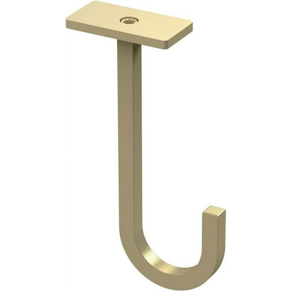 National Hardware N275-533 Extended Ceiling Hook, 5", Brushed Gold