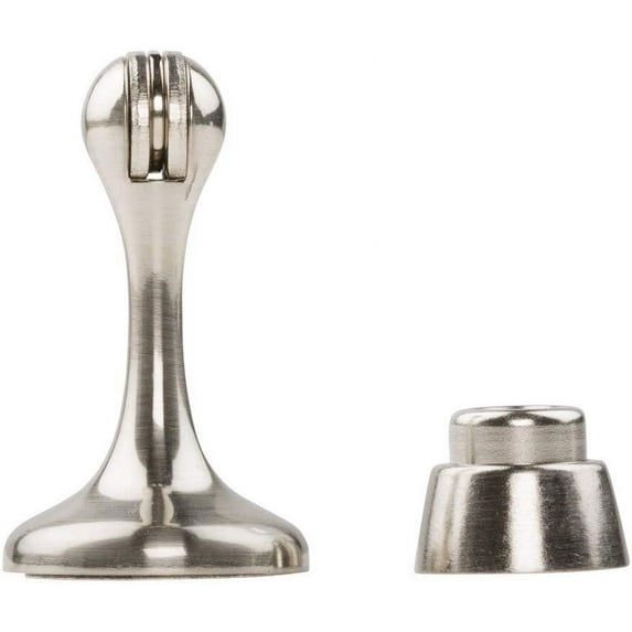 National Hardware N328-195 V244 Magnetic Rigid Door Stop in Satin Nickel