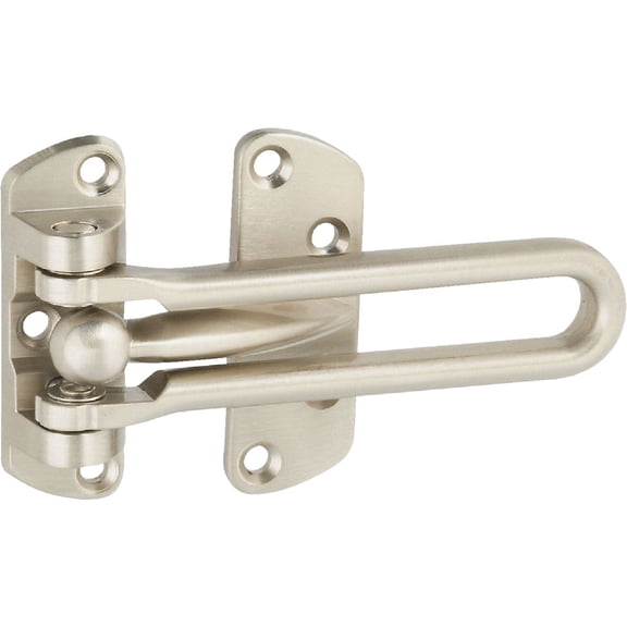 National Hardware Door Security Guard V804 - Satin Nickel - 2 Pack, Silver