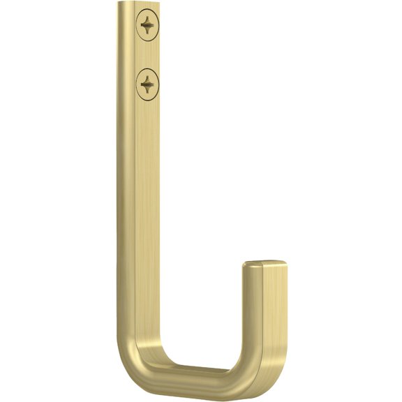 National Hardware N337-917 Reed Modern Hook, 4", Brushed Gold