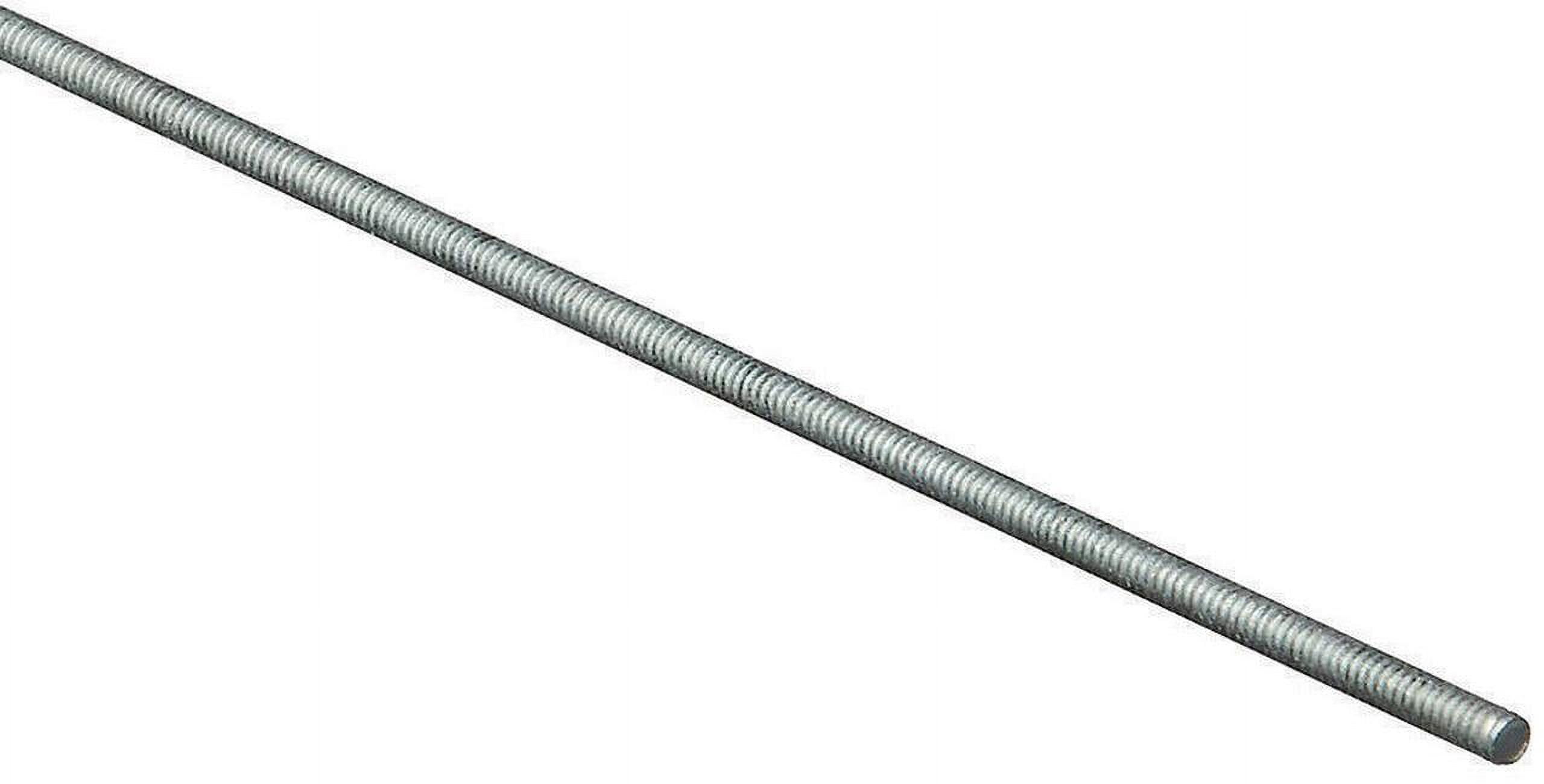 National Hardware N340-869 4000BC Steel Threaded Rod in Zinc plated ...