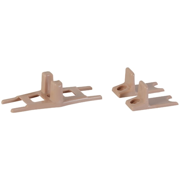 National Hardware N344-846 2.7 X 5.6 Tan Sliding Door Guide