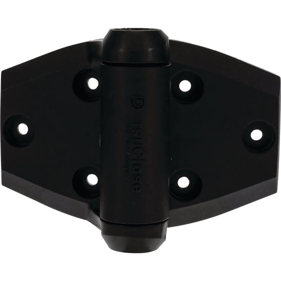National Hardware N346-207 TruClose Spring Hinge in Black, 3-9/16" x 5-1/4"