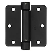 National Hardware 3-1/2 In. Oil Rubbed Bronze 1/4 In. Radius Spring Door Hinge