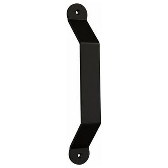 National Hardware N700-108 Charleston Sliding Door Pull, Rustic, Matte Black, 10 In. - Quantity 2