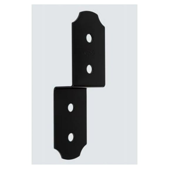 National Hardware N800-024 Hartley Collection Decorative Joist Tie, Black, 1-1/2 x 3 x 10 In. - Quantity 8