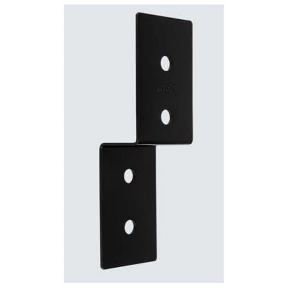 National Hardware N800-204 Indio Collection Decorative Joist Tie, Black, 1-1/2 x 3 x 10 In. - Quantity 8
