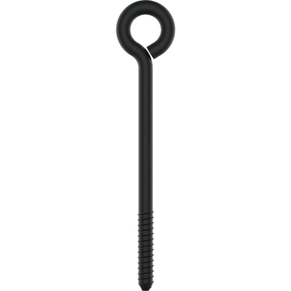 National Hardware N820-088 Lag Screw Eyes, 6, 5/16" × 6", Storm Shine Finish