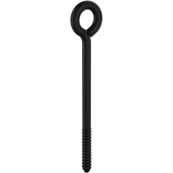 National Hardware N820-088 Lag Screw Eyes, 6, 5/16" 6", Storm Shine Finish