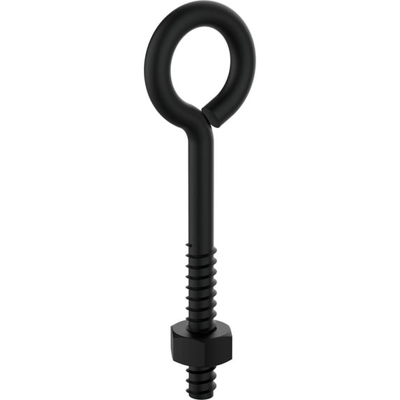 National Hardware N820-091 Eye Bolt, 1/2" × 8", Storm Shine Finish