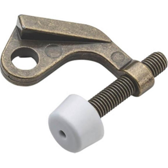 National Hardware N830-258 Hinge-Pin Door Stop 9/32 in Dia Base Zinc Antique Brass